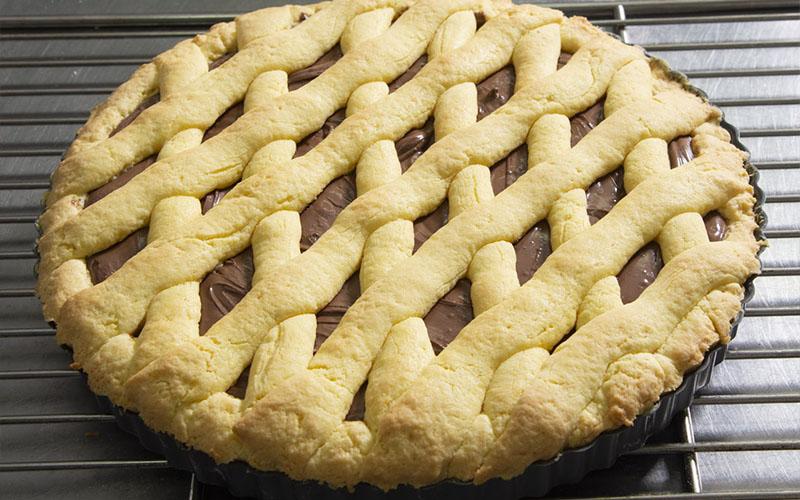 Crostata con Crema alla Nocciole